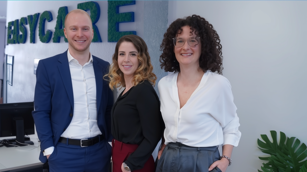 Team der easy Personaldienstleistungsgesellschaft mbH im Büro in Karlsruhe – Ansprechpartner für examinierte Pflegefachkräfte, Altenpfleger und Gesundheits- und Krankenpfleger bundesweit
